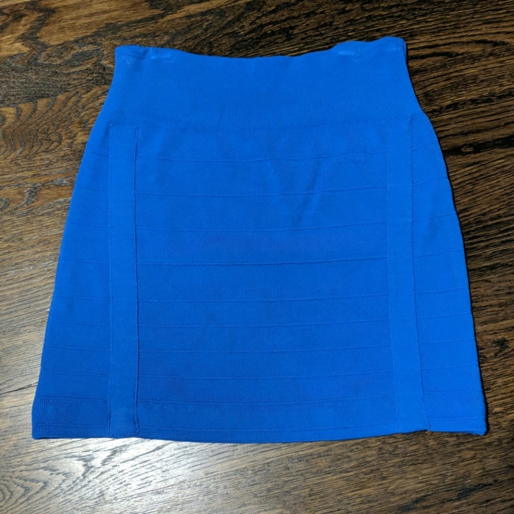 EUC Rock & Republic cobalt mini skirt